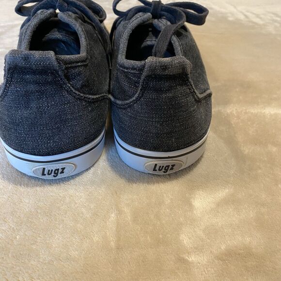 Lugz Mens shoes strider canvas Black moc toe sz 11 - Picture 6 of 7